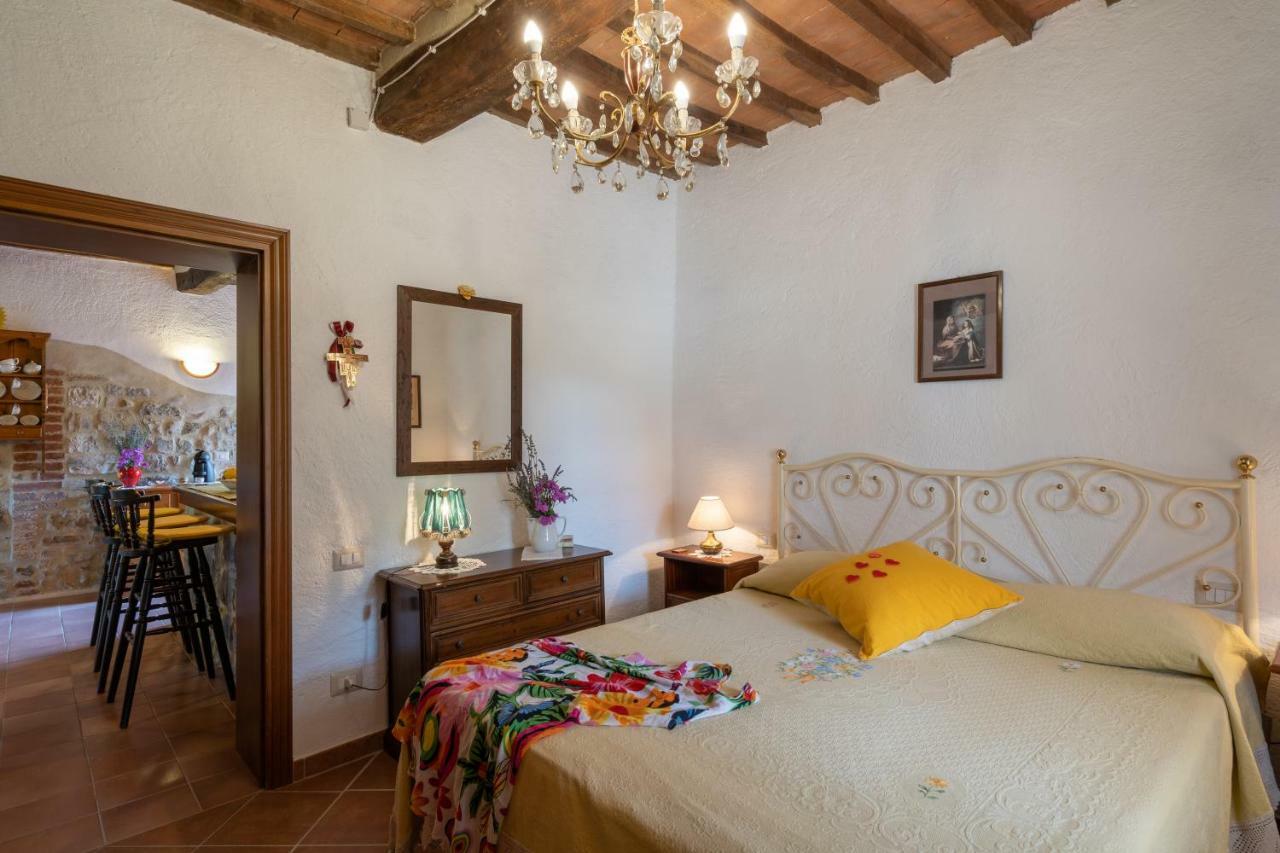 Giulia Superior Apartment Shared Pool Wi-Fi Casole d'Elsa Luaran gambar